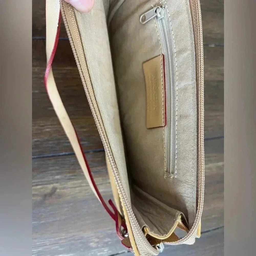 Arcadia logo shoulder bag